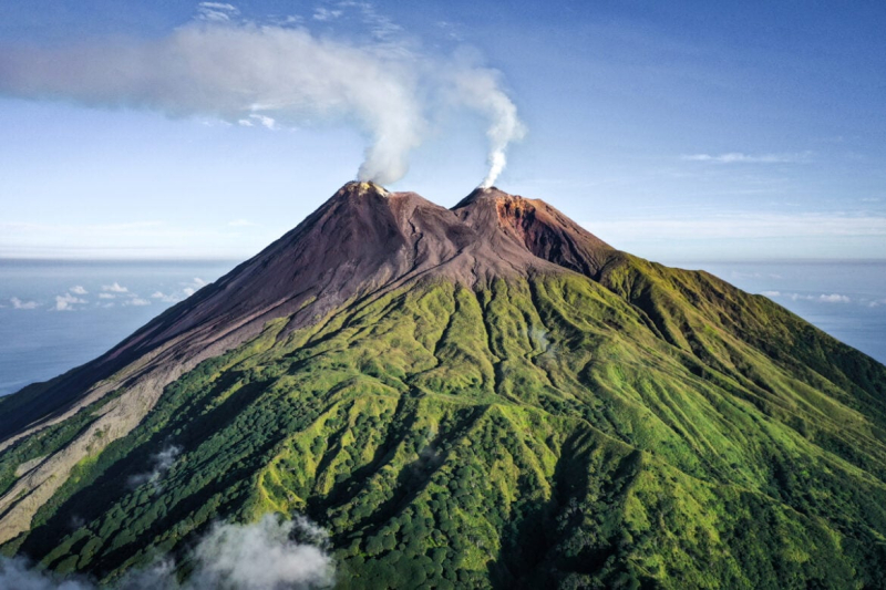 Climbing Mount Karangetang Volcano In Siau, Sulawesi