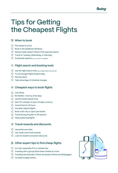 How to Get the Best Deals on Flights Every Time You Book (+Checklist)