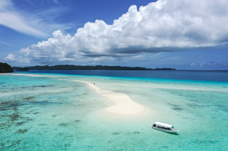 Rock Islands Palau Boat Tour: Milky Way & Long Beach